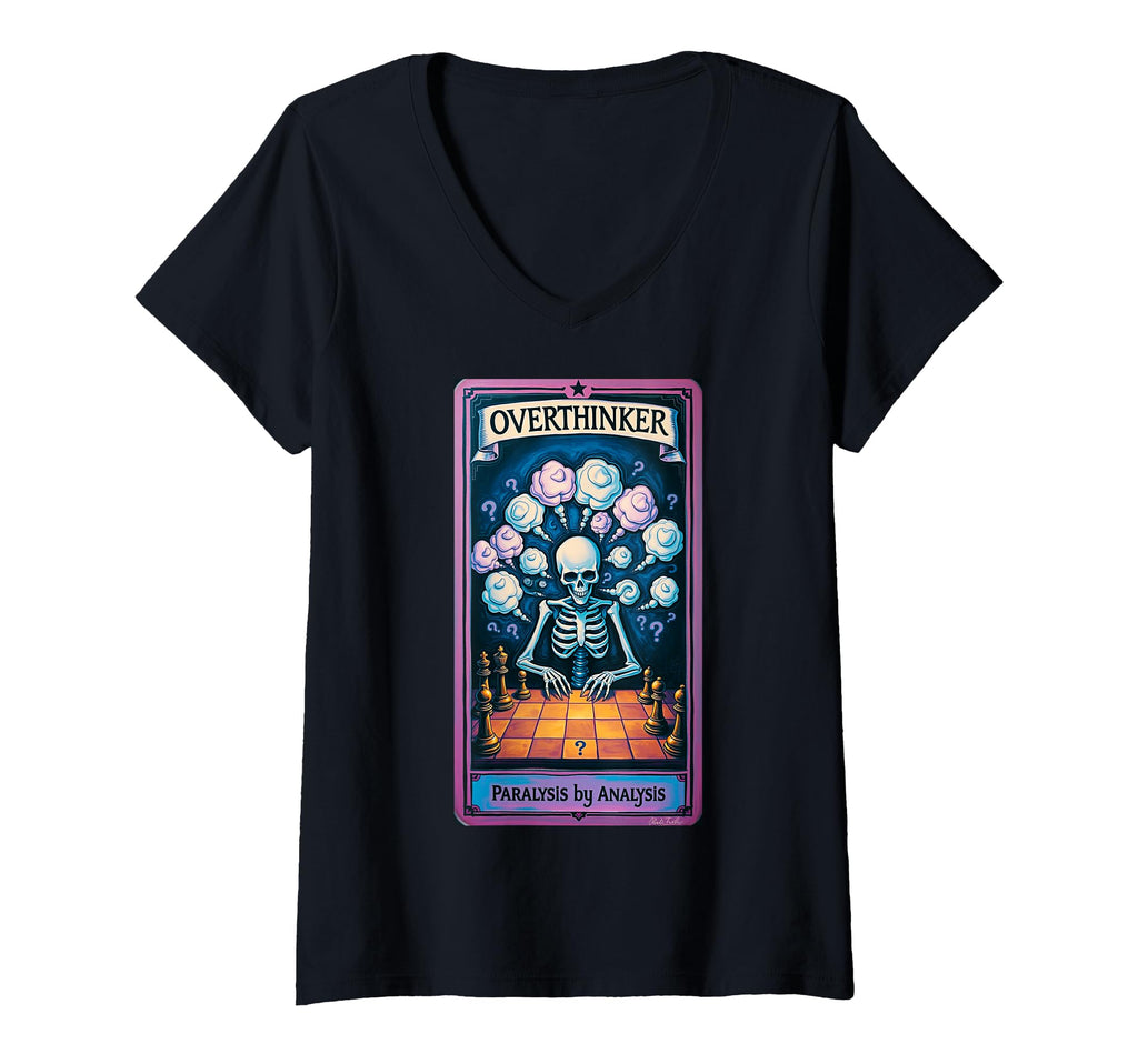 Womens Overthinker Tarot Funny T-Shirt - Fun Novelty Design Unisex - T-Shirt, Sweatshirt, Hoodie