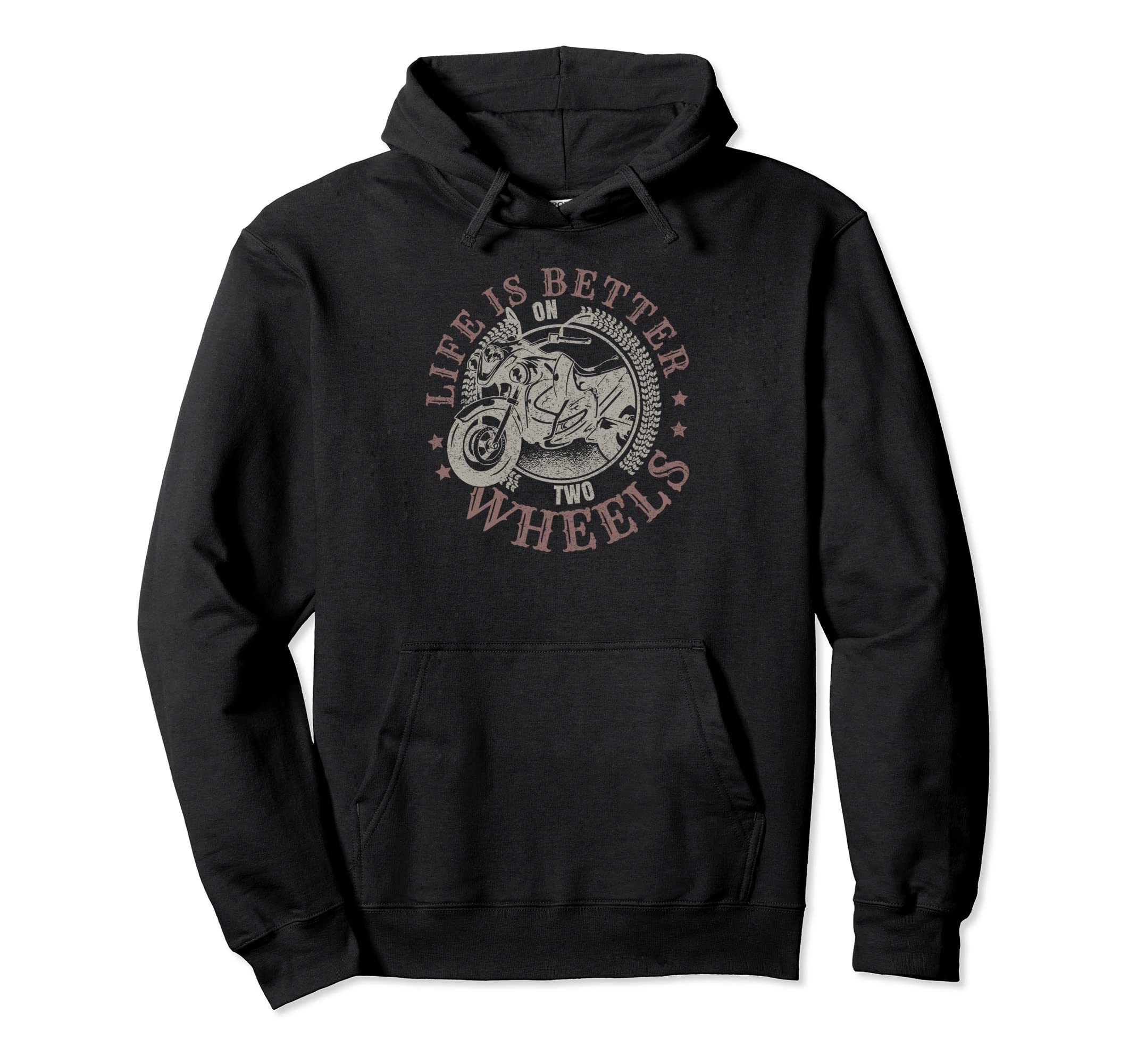 Motorcycle Biker Motorcyclist Hoodie - Aesthetic Graphic Men Women - T-Shirt, Sweatshirt, Hoodie