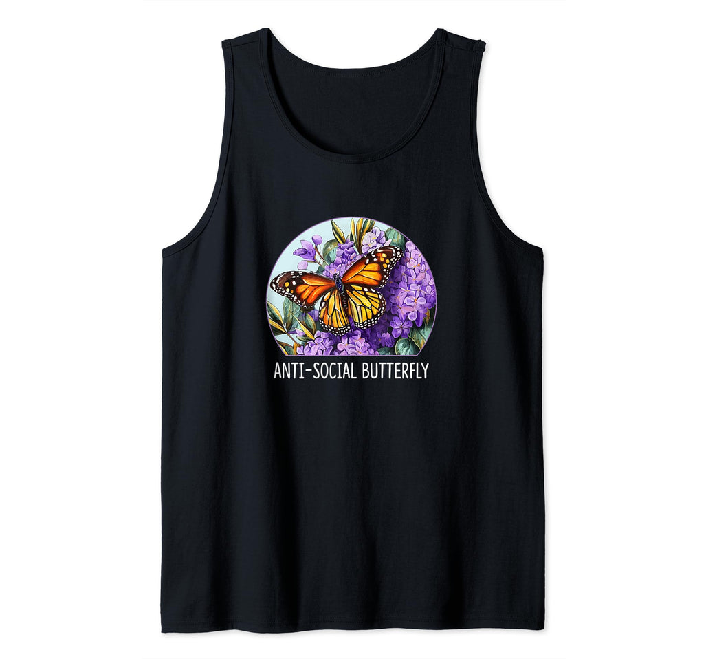 Anti Social Butterfly Sweatshirt - Streetwear Style for Adults - T-Shirt, Sweatshirt, Hoodie