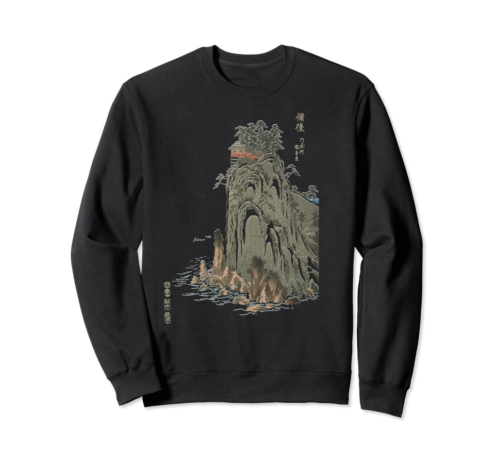 Famous Art Ancient Temple Sweatshirt - Streetwear Style for Adults - T-Shirt, Sweatshirt, Hoodie