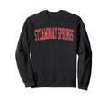 Steamboat Springs Co Distressed Red Sweatshirt - Unique Graphic for Adults - T-Shirt, Sweatshirt, Hoodie