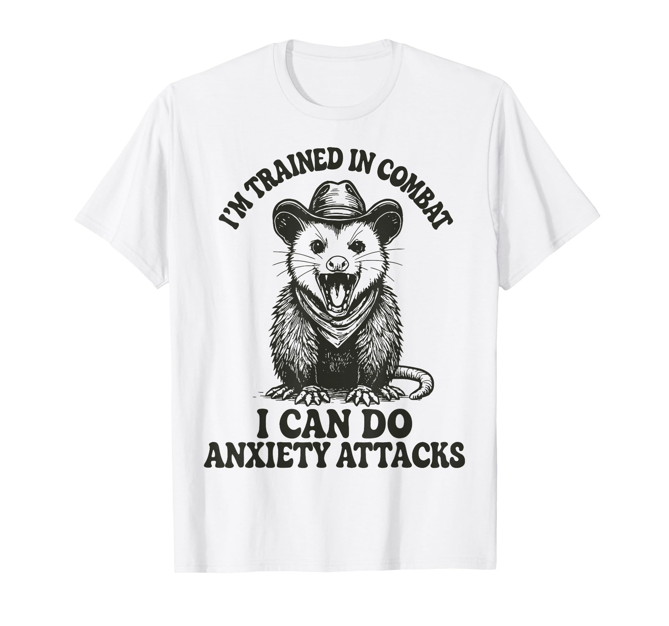 Im Trained Combat I Can Do Anxiety T-Shirt - Unique Graphic for Adults - T-Shirt, Sweatshirt, Hoodie