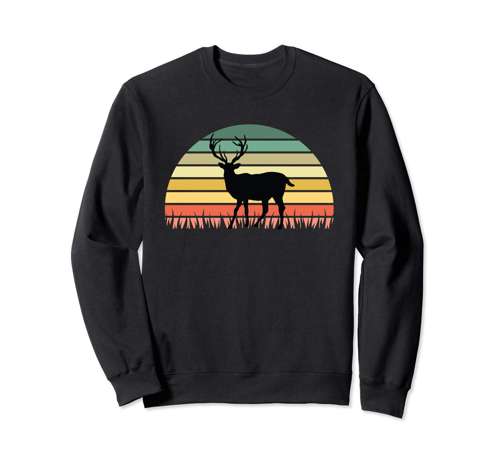 Deer Hunting Sunset Sweatshirt - Trendy Graphic for Adults - T-Shirt, Sweatshirt, Hoodie