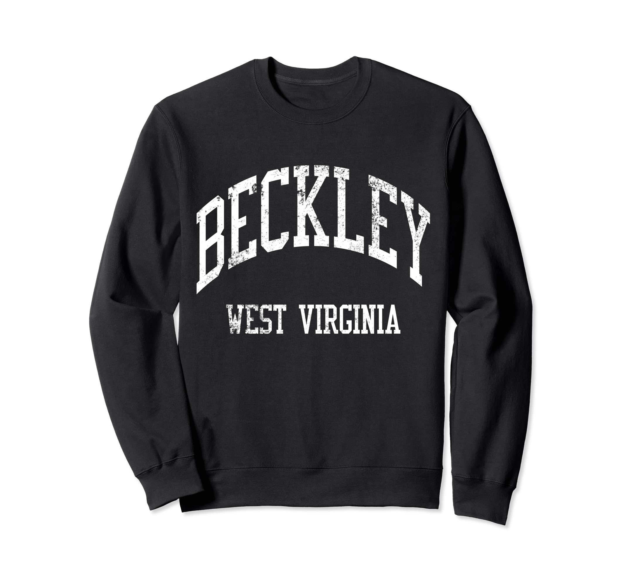 Beckley West Virginia 70S College Sweatshirt - Custom Art Print Unisex - T-Shirt, Sweatshirt, Hoodie