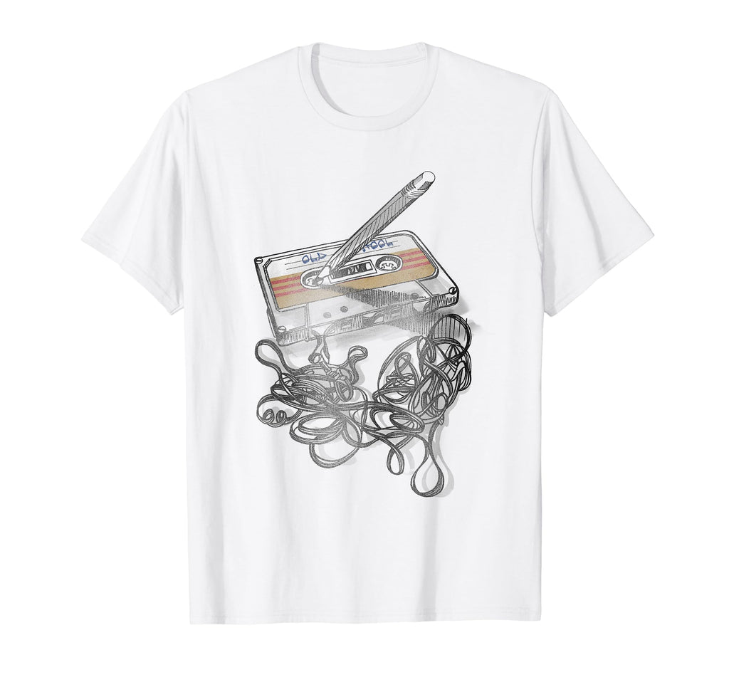 Tape Cassette Awesome Tape Mix Music T-Shirt - Graphic Print for Adults - T-Shirt, Sweatshirt, Hoodie