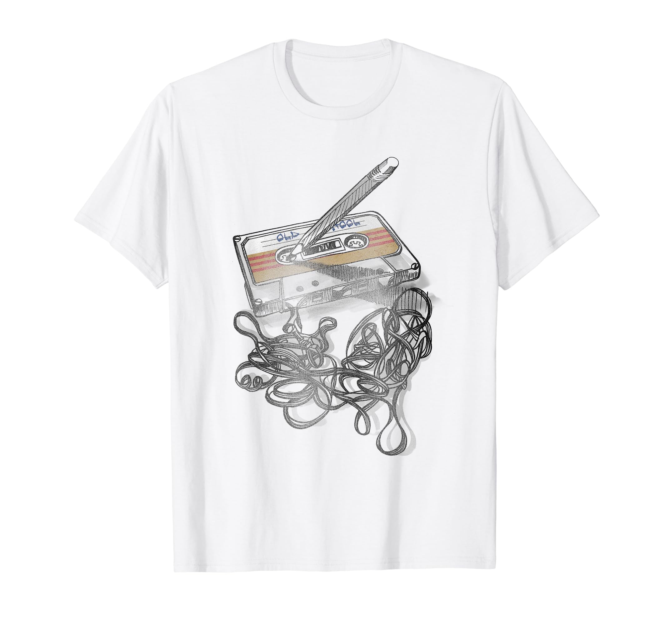 Tape Cassette Awesome Tape Mix Music T-Shirt - Graphic Print for Adults - T-Shirt, Sweatshirt, Hoodie