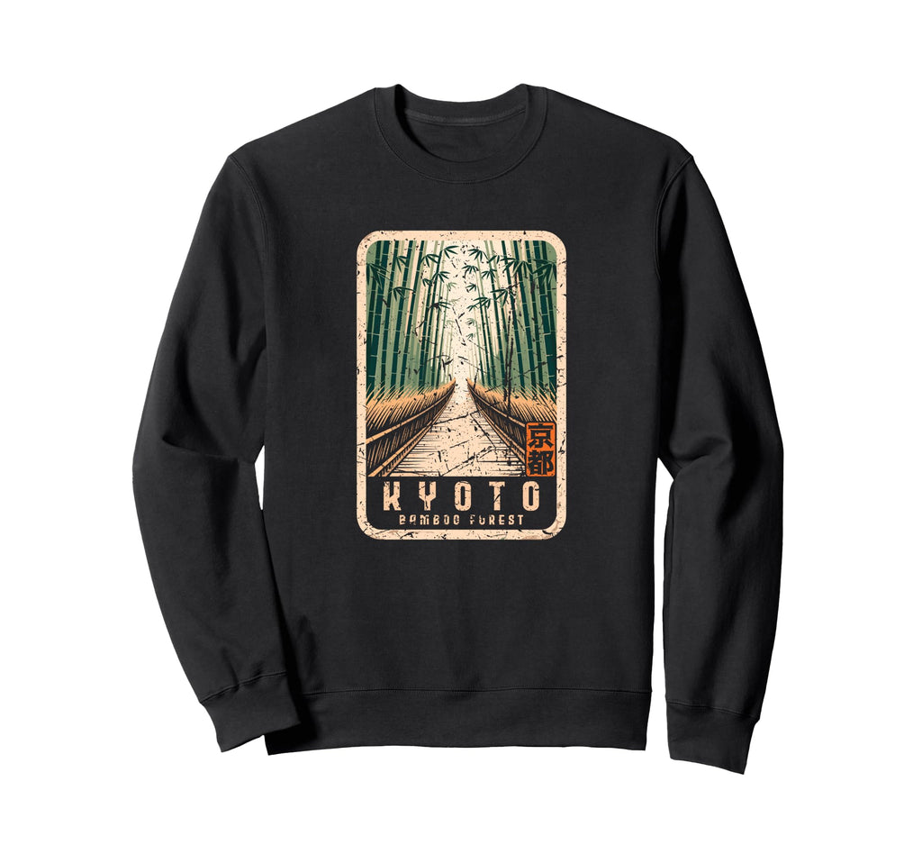 Kyoto Bamboo Grove Arashiyama Sweatshirt - Streetwear Style for Adults - T-Shirt, Sweatshirt, Hoodie