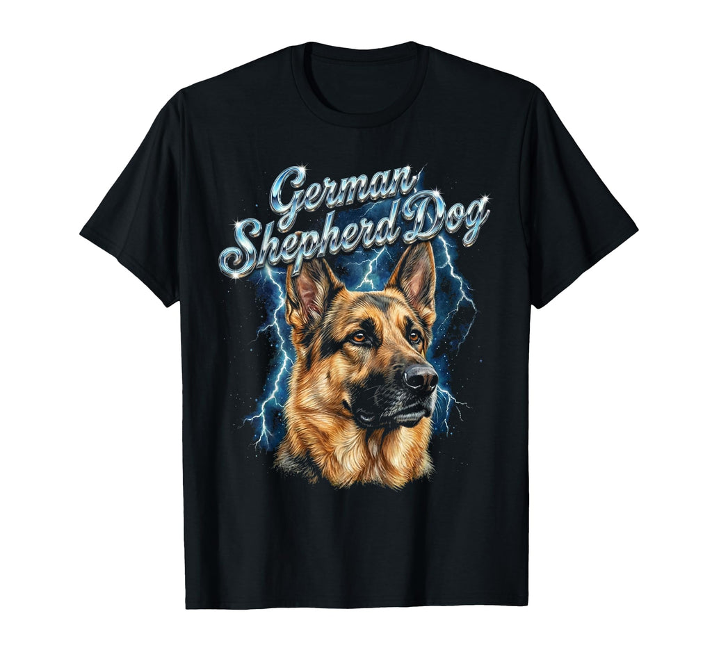 German Shepherd Dog 90S Dog Lover T-Shirt - Fun Novelty Design for Adults - T-Shirt, Sweatshirt, Hoodie