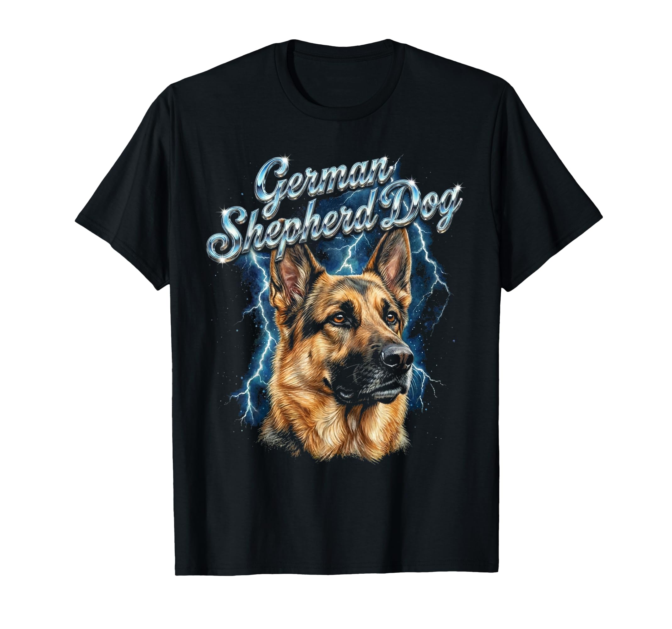 German Shepherd Dog 90S Dog Lover T-Shirt - Fun Novelty Design for Adults - T-Shirt, Sweatshirt, Hoodie