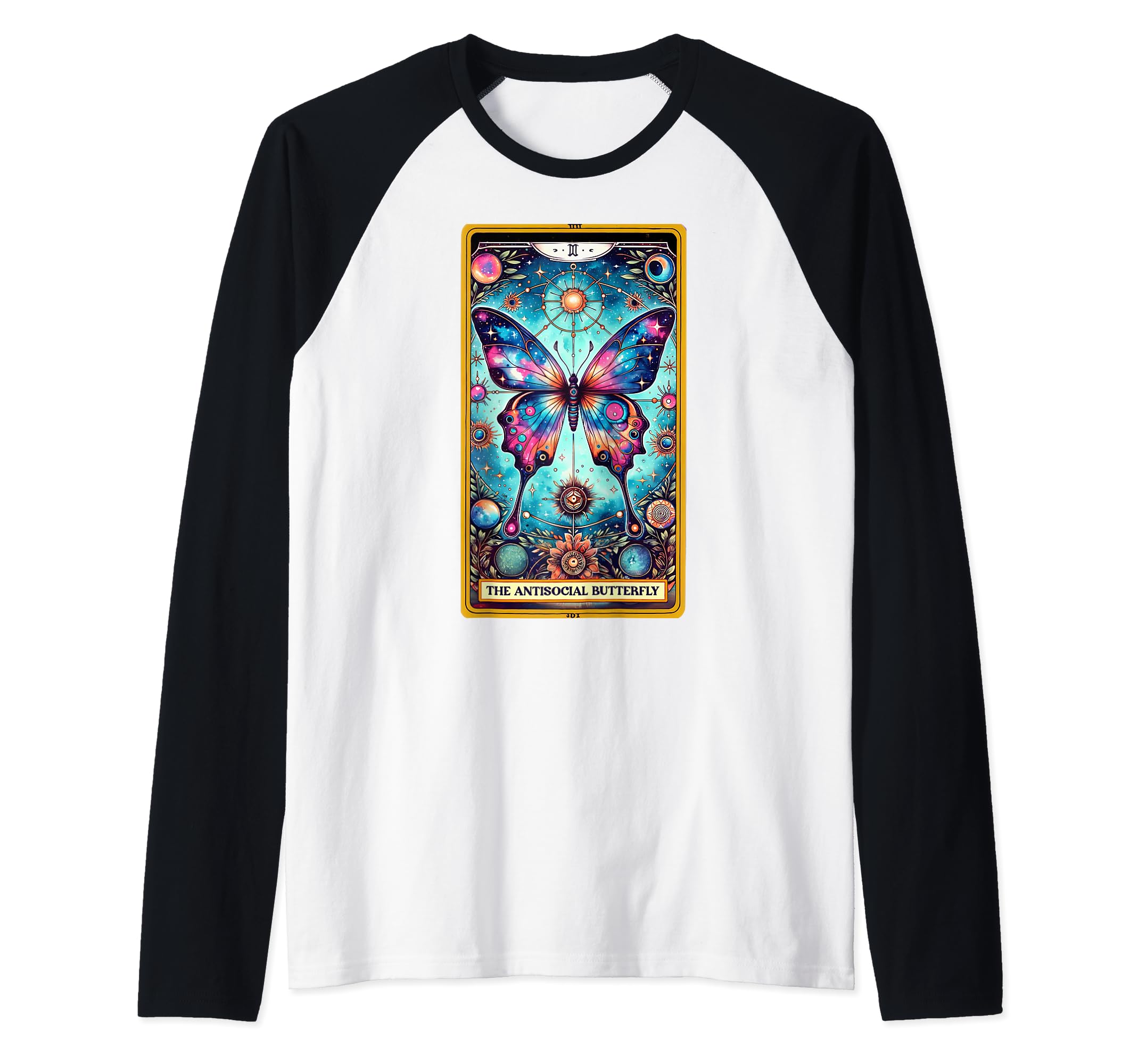 Anti Social Butterfly Tarot Card Galaxy T-Shirt - Streetwear Style Unisex - T-Shirt, Sweatshirt, Hoodie