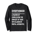 Overthinker Introverts T-Shirt - Minimalist Print for Adults - T-Shirt, Sweatshirt, Hoodie