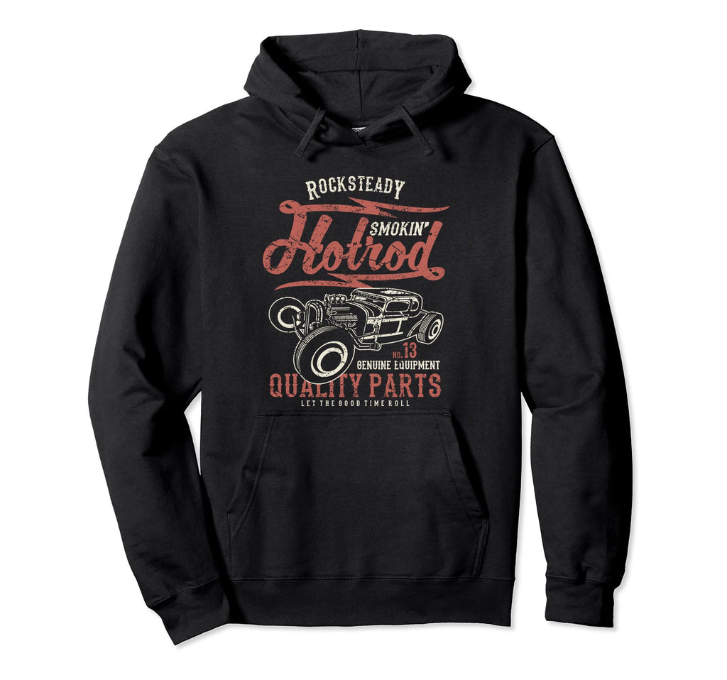 Rockabilly Muscle Car Show Hotrod Ratrod Hoodie - Trendy Graphic Men Women - T-Shirt, Sweatshirt, Hoodie