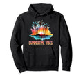Summer Time Vibes 80S Synthwave Palm Trees Hoodie - Novelty Apparel Unisex - T-Shirt, Sweatshirt, Hoodie