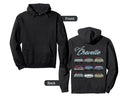 Evolution Chevelle Ss Hotrod Muscle Car Hoodie - Trendy Graphic for Adults - T-Shirt, Sweatshirt, Hoodie