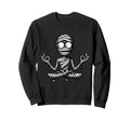 Meditation Mummy Yoga Pose Sweatshirt - Minimalist Print Men Women - T-Shirt, Sweatshirt, Hoodie