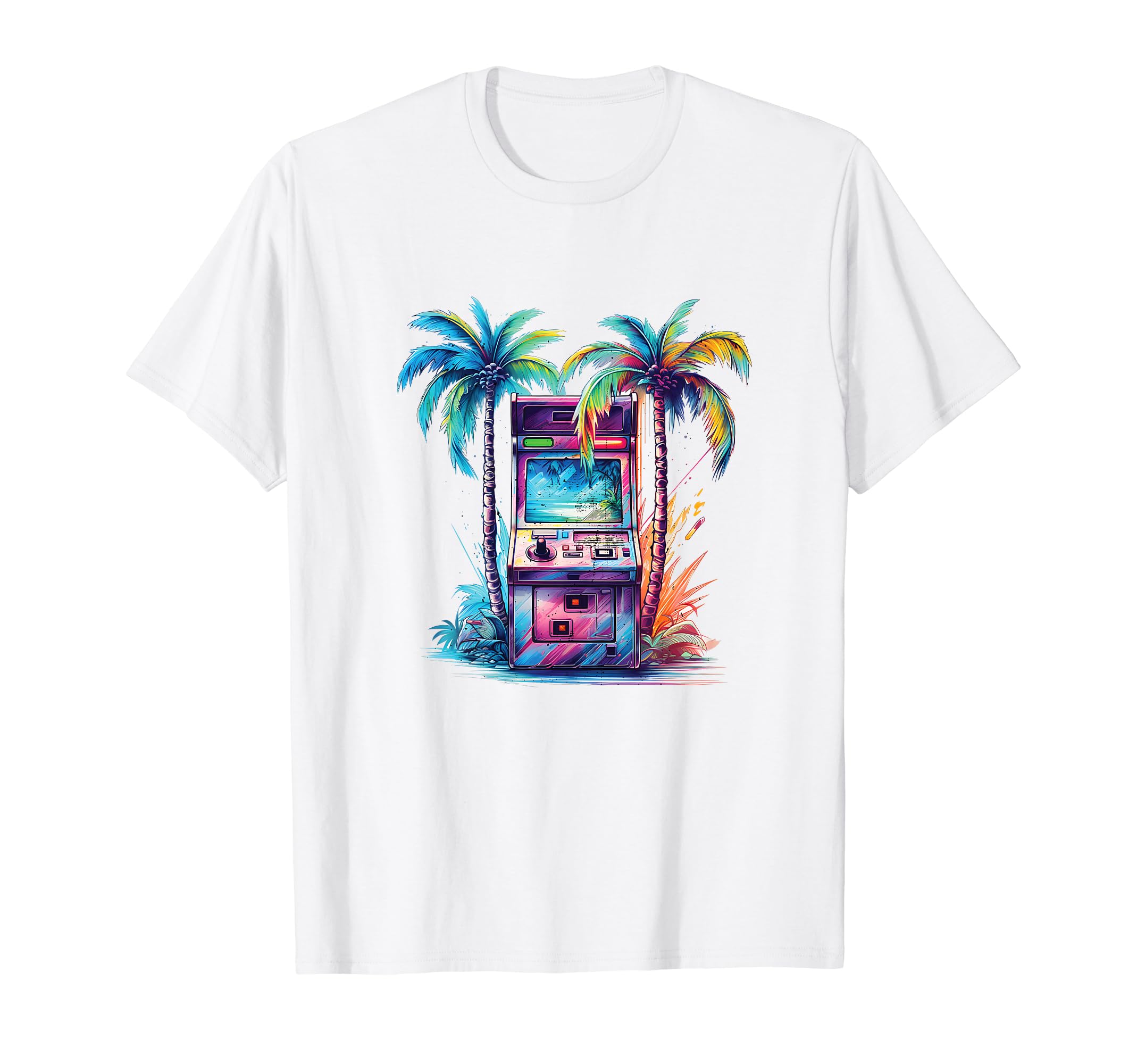 Aesthetic Vaporwave 80S 90S Arcade T-Shirt - Unique Graphic for Adults - T-Shirt, Sweatshirt, Hoodie