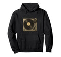 Vinyl Record Player Hoodie - Minimalist Print Men Women - T-Shirt, Sweatshirt, Hoodie