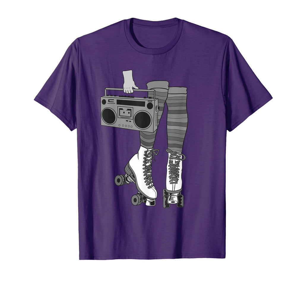 Rollerskates Funny 80S Roller Disco T-Shirt - Streetwear Style for Adults - T-Shirt, Sweatshirt, Hoodie