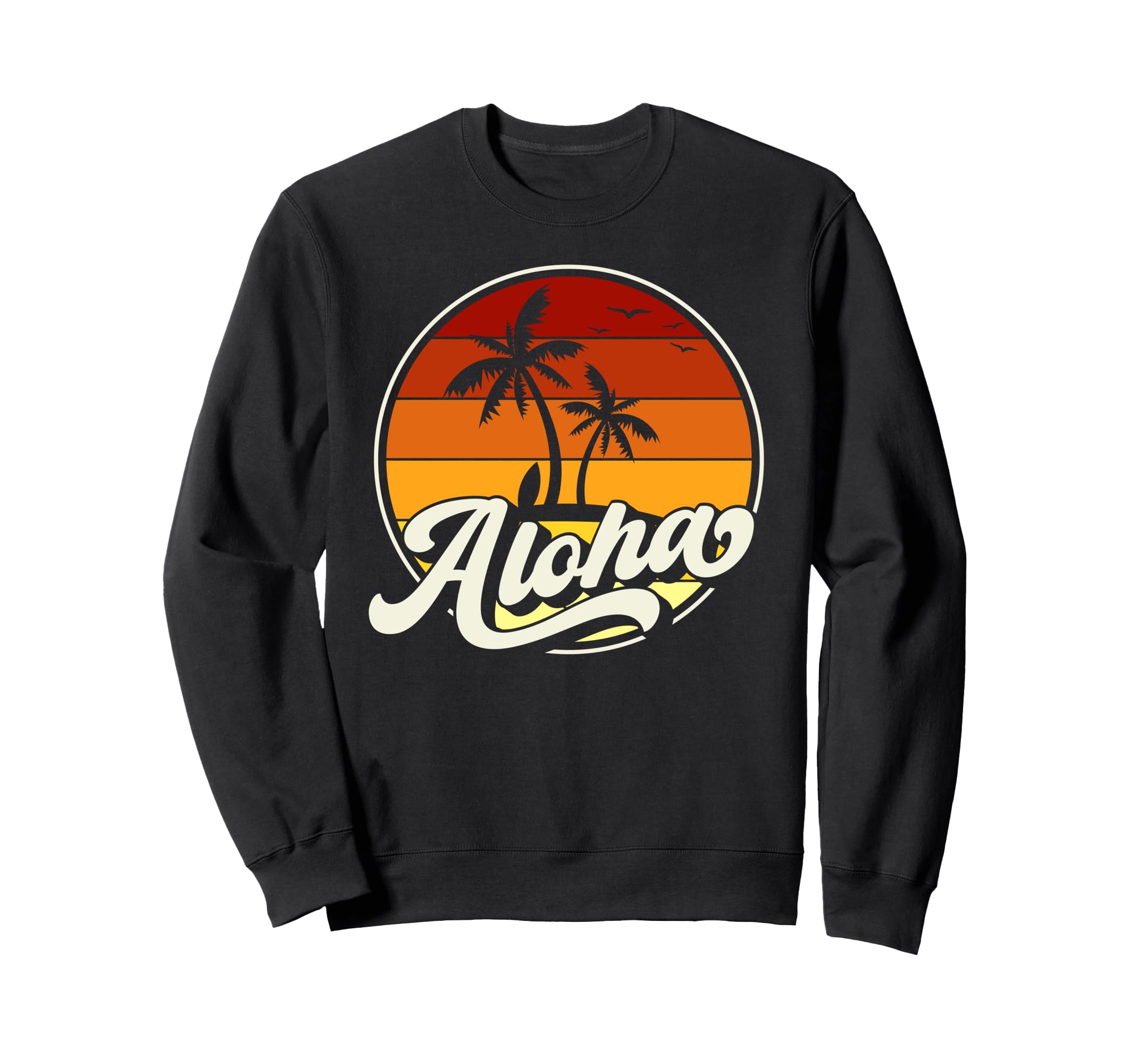 Aloha Hawaii Sunset Sweatshirt - Aesthetic Graphic Unisex - T-Shirt, Sweatshirt, Hoodie