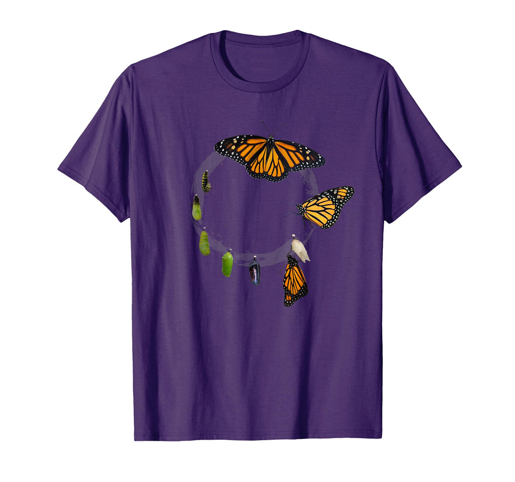 Monarch Butterfly Chrysalis Cycle T-Shirt - Unique Graphic for Adults - T-Shirt, Sweatshirt, Hoodie