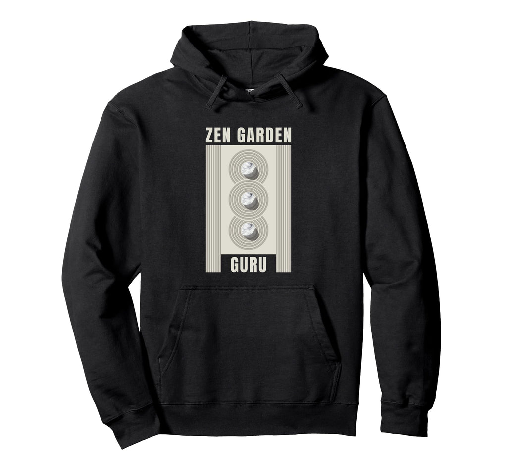 Zen Garden Guru Mindfulness Meditation Hoodie - Novelty Apparel Men Women - T-Shirt, Sweatshirt, Hoodie