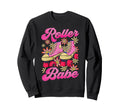 Roller Skating Skate 1970S Roller Sweatshirt - Streetwear Style for Adults - T-Shirt, Sweatshirt, Hoodie