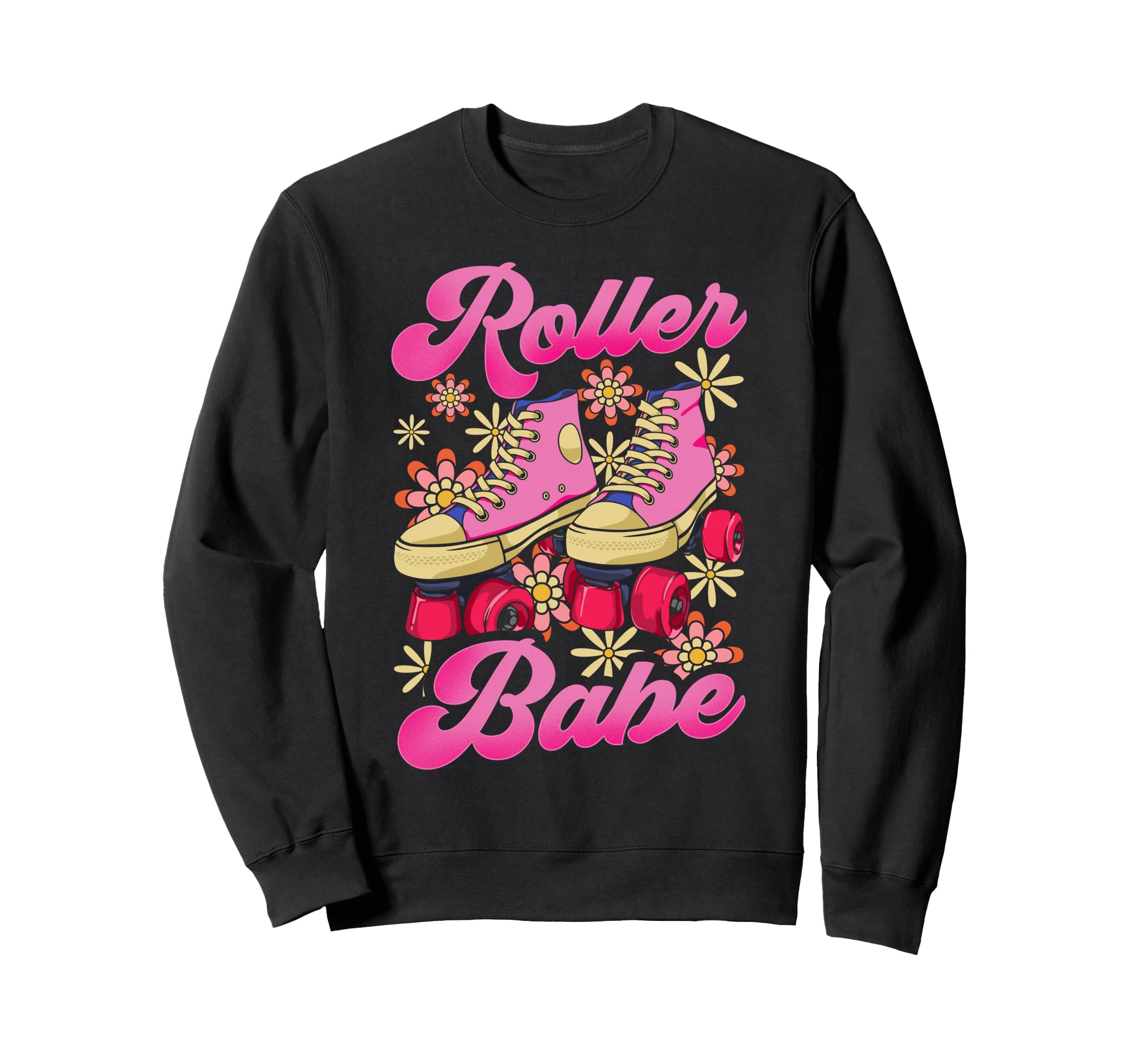Roller Skating Skate 1970S Roller Sweatshirt - Streetwear Style for Adults - T-Shirt, Sweatshirt, Hoodie