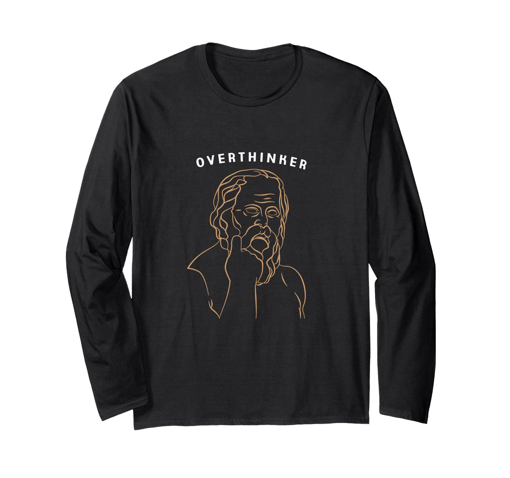 Im Overthinker Ancient Greek Funny T-Shirt - Minimalist Print Unisex - T-Shirt, Sweatshirt, Hoodie