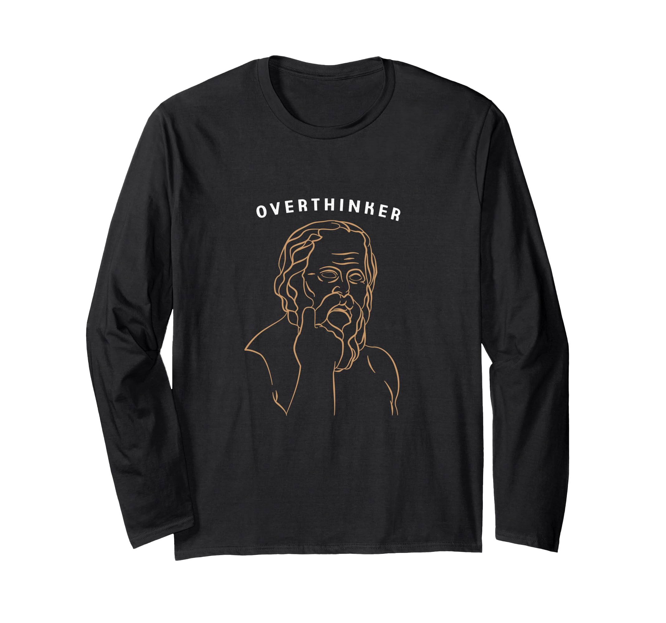 Im Overthinker Ancient Greek Funny T-Shirt - Minimalist Print Unisex - T-Shirt, Sweatshirt, Hoodie