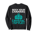 Spiritual Crystal Stones Healing Sweatshirt - Graphic Print for Adults - T-Shirt, Sweatshirt, Hoodie