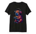 Shar Pei Gamer Gaming Dog Lover Tri T-Shirt - Aesthetic Graphic for Adults - T-Shirt, Sweatshirt, Hoodie
