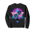 80S Vaporwave Palm Trees Sunset Sweatshirt - Streetwear Style Unisex - T-Shirt, Sweatshirt, Hoodie