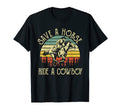 Save Horse Ride Cowboy Western Cowboy T-Shirt - Unique Graphic for Adults - T-Shirt, Sweatshirt, Hoodie