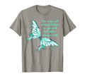 Mint Green Butterfly Mental Health T-Shirt - Fun Novelty Design Unisex - T-Shirt, Sweatshirt, Hoodie