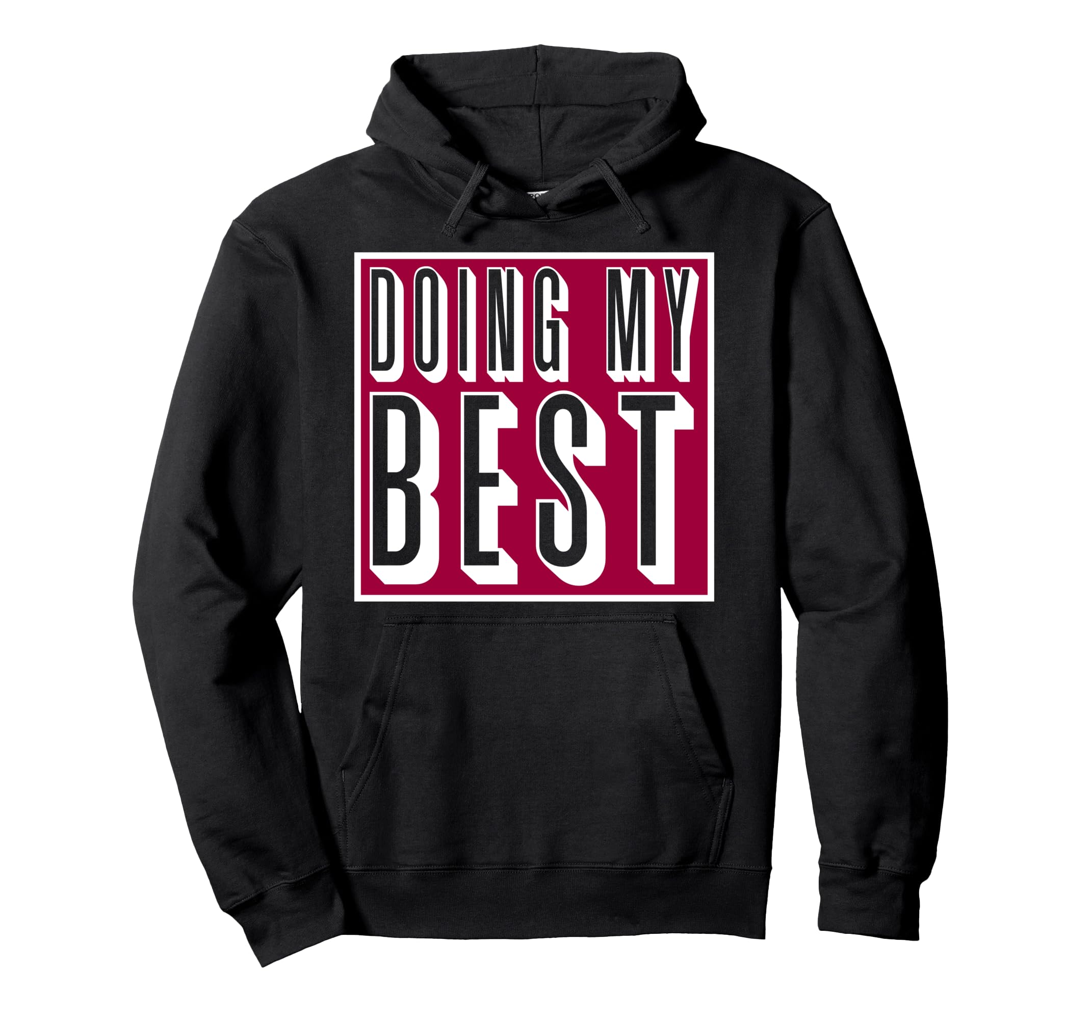 Doing My Best Self Care Hoodie - Trendy Graphic Men Women - T-Shirt, Sweatshirt, Hoodie