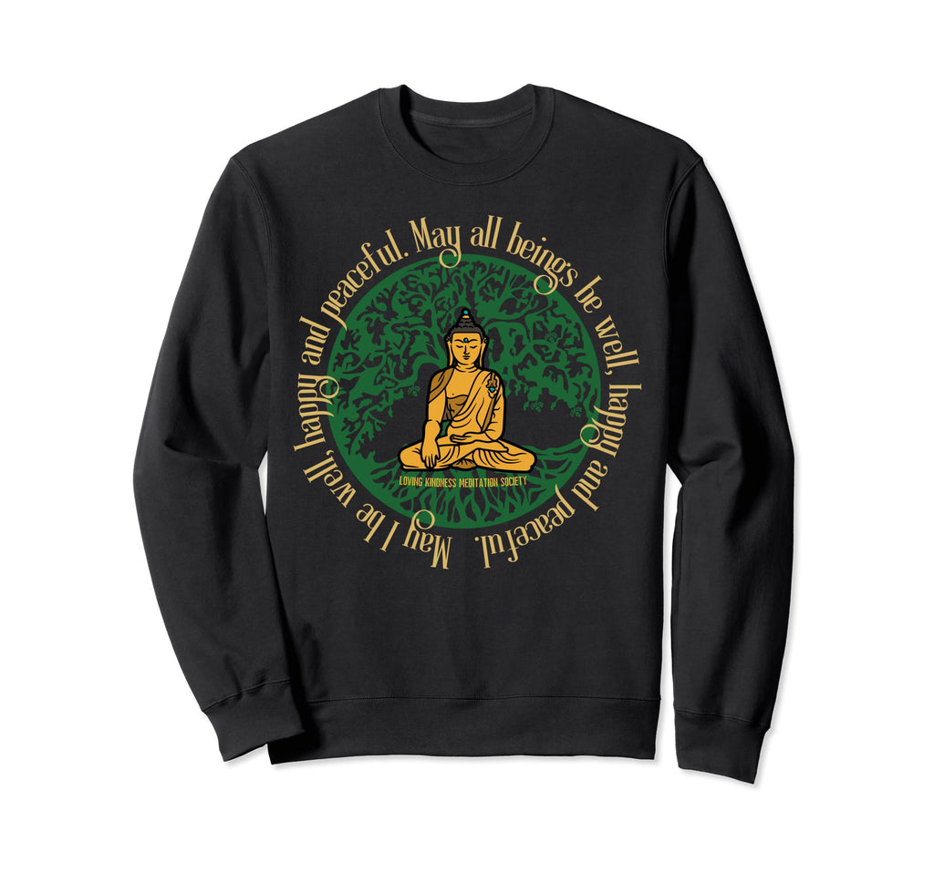 Buddha Mindfulness Buddhist Sweatshirt - Casual Everyday Wear Men Women - T-Shirt, Sweatshirt, Hoodie