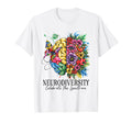 Neurodiversity Brain Autism Awareness T-Shirt - Novelty Apparel Men Women - T-Shirt, Sweatshirt, Hoodie