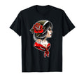 Rose Tattoo Flash T-Shirt - Minimalist Print Men Women - T-Shirt, Sweatshirt, Hoodie