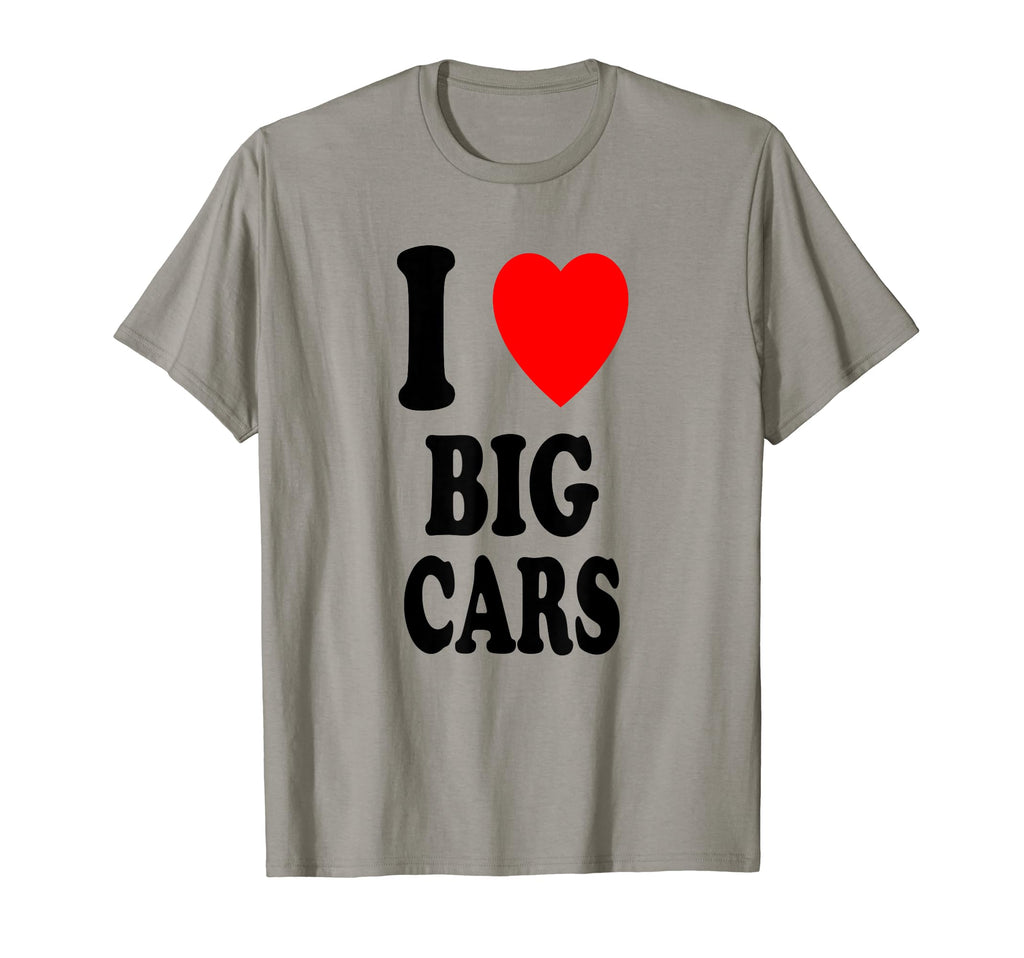 I Heart Love Big Cars Mechanic Racing T-Shirt - Unique Graphic for Adults - T-Shirt, Sweatshirt, Hoodie