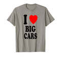 I Heart Love Big Cars Mechanic Racing T-Shirt - Unique Graphic for Adults - T-Shirt, Sweatshirt, Hoodie