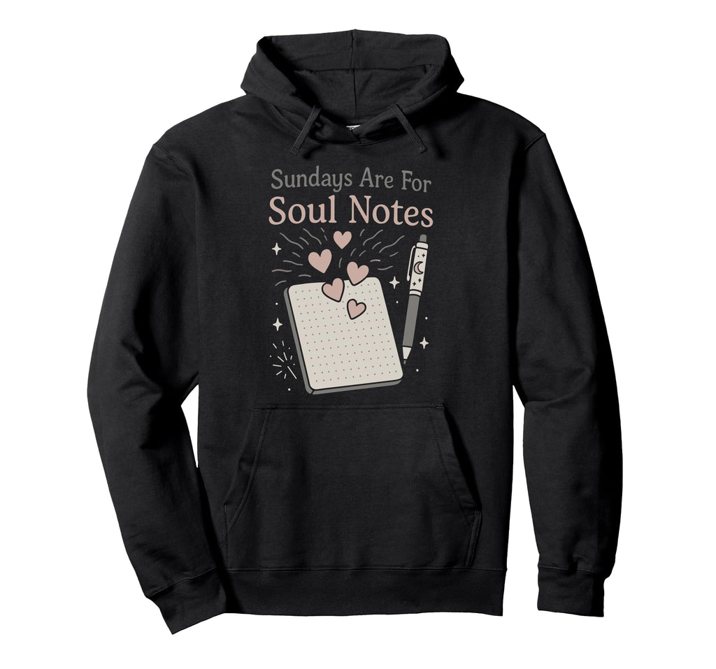 Spiritual Sunday Ritual Self Care Moon Hoodie - Unique Graphic for Adults - T-Shirt, Sweatshirt, Hoodie