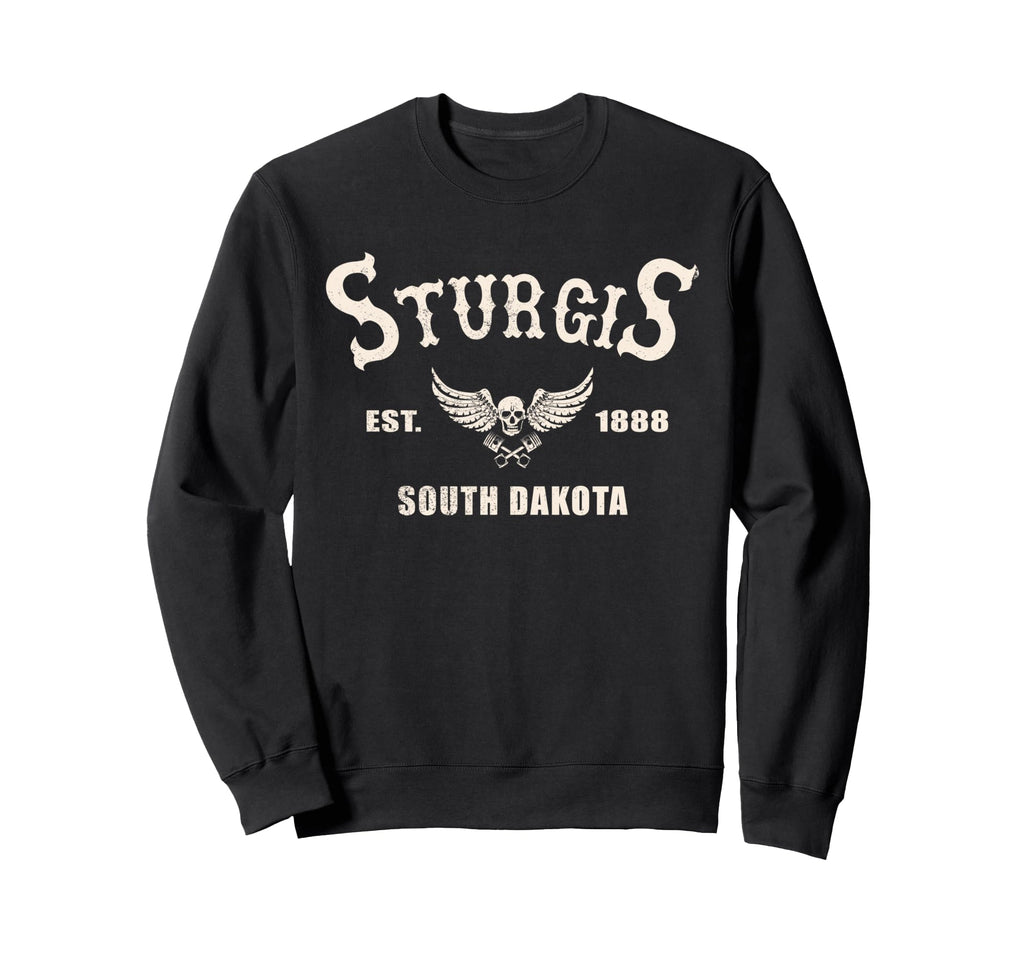 Sturgis South Dakota Motorcycle Sweatshirt - Novelty Apparel for Adults - T-Shirt, Sweatshirt, Hoodie