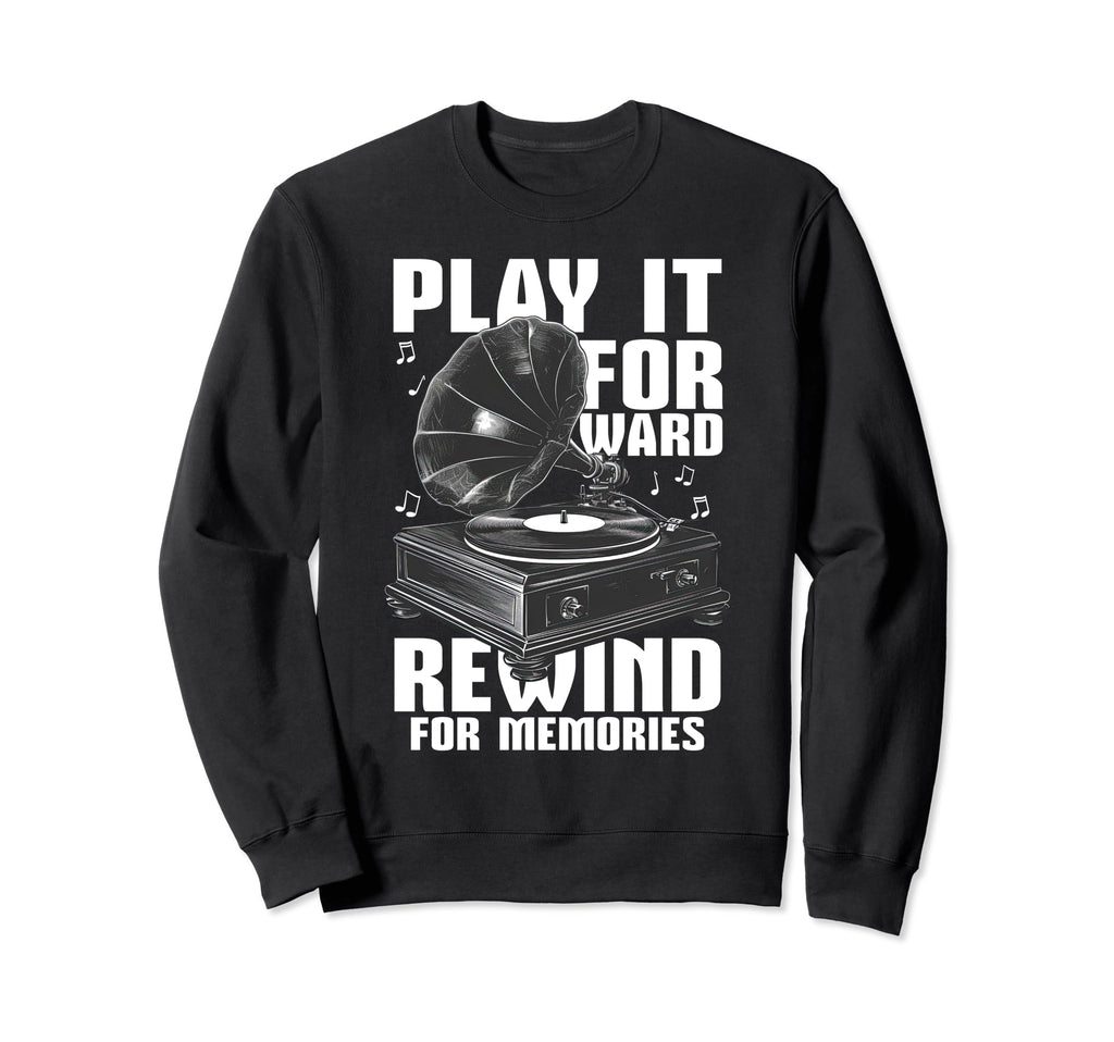 Gramophone Player Turntable 80S 90S Music Sweatshirt - Graphic Print Unisex - T-Shirt, Sweatshirt, Hoodie