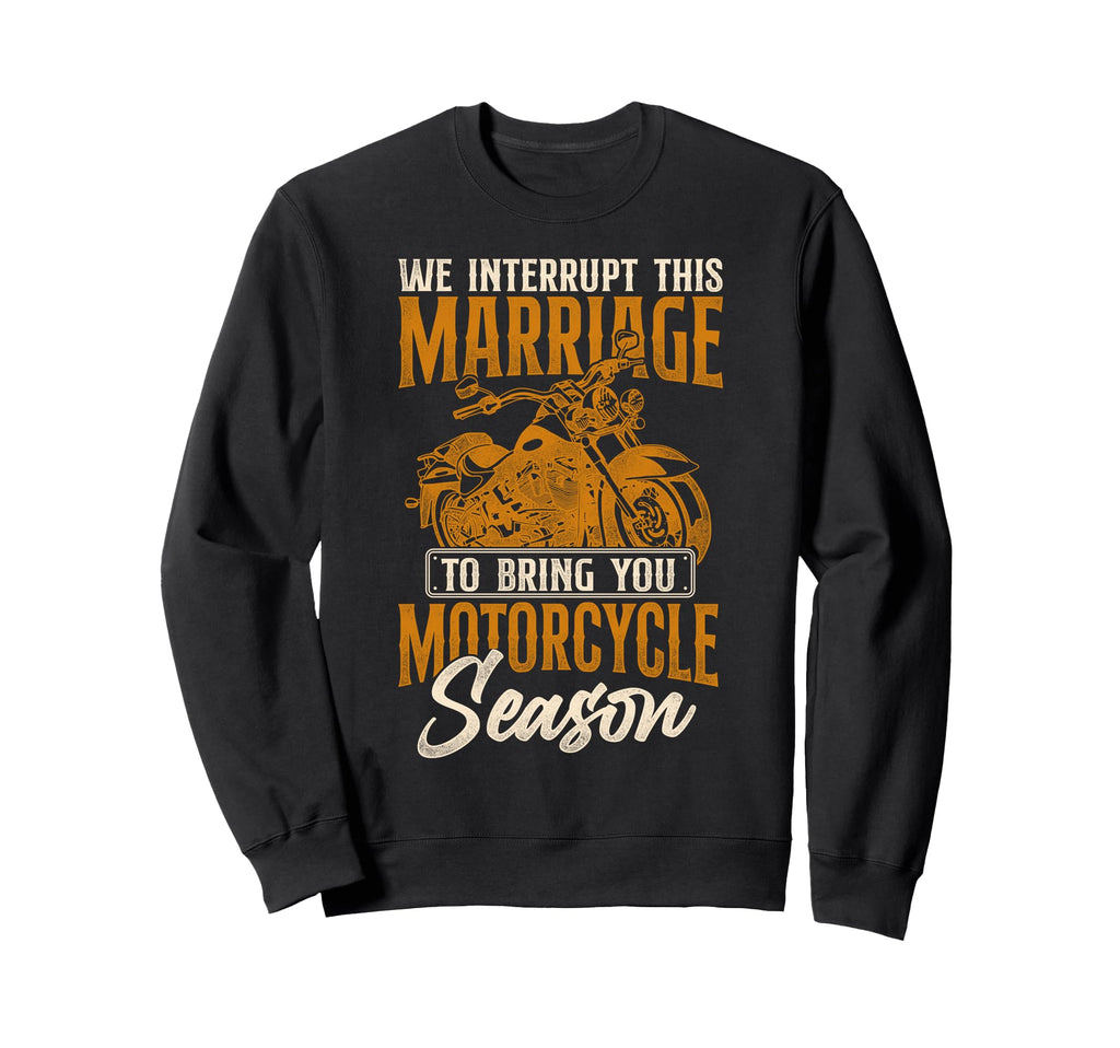 Motorcycle Biker Husband Wife Sweatshirt - Novelty Apparel Men Women - T-Shirt, Sweatshirt, Hoodie