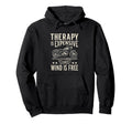 Therapy Is Expensive Wind Is Free Hoodie - Novelty Apparel Unisex - T-Shirt, Sweatshirt, Hoodie