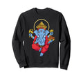 Elephant God Spiritual Hindu Animal Sweatshirt - Custom Art Print Unisex - T-Shirt, Sweatshirt, Hoodie
