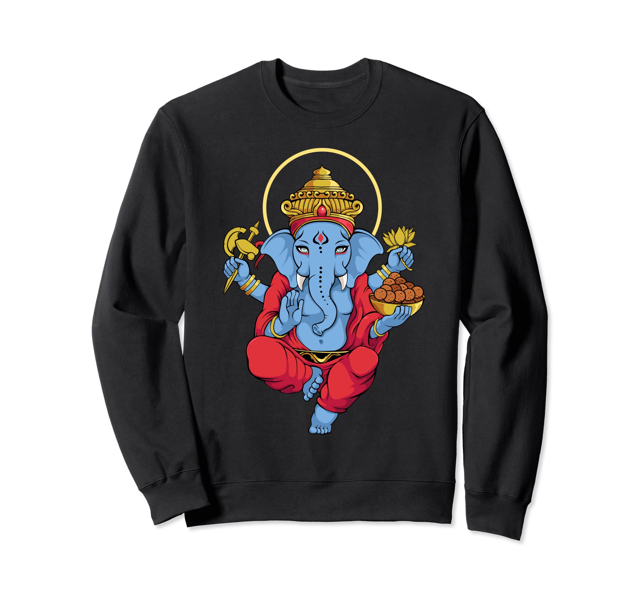 Elephant God Spiritual Hindu Animal Sweatshirt - Custom Art Print Unisex - T-Shirt, Sweatshirt, Hoodie