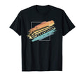 Harmonica Sunset 80S French Harp T-Shirt - Minimalist Print Men Women - T-Shirt, Sweatshirt, Hoodie