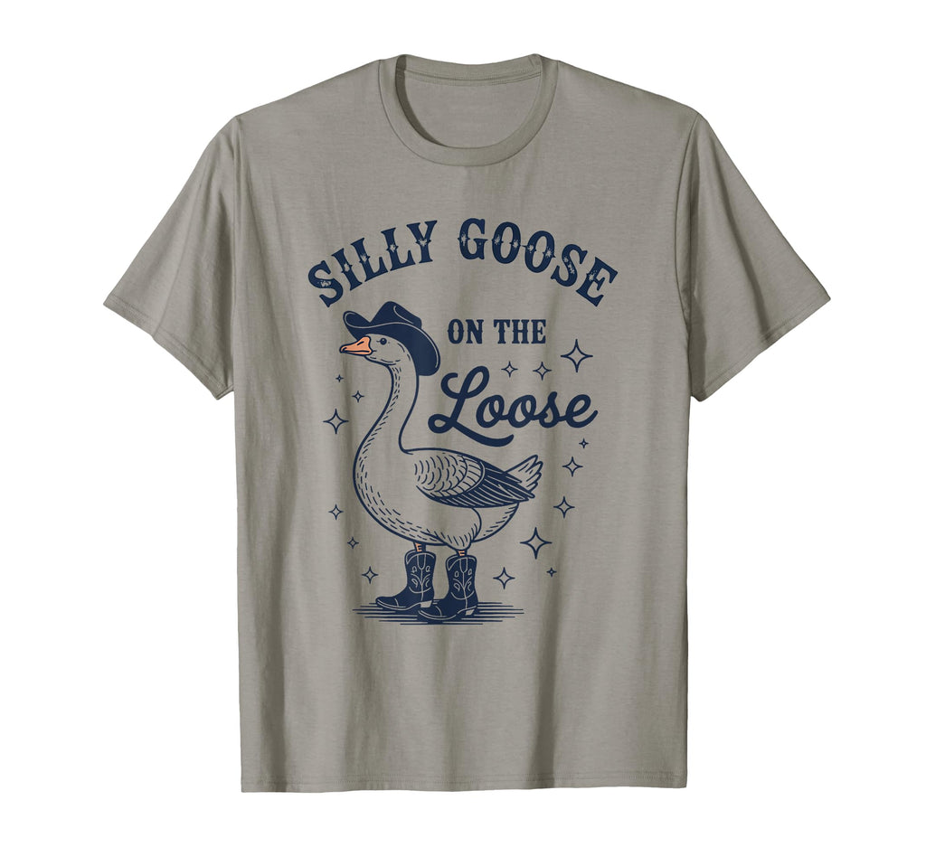 Goose Loose Funny Cowboy Cowgirl T-Shirt - Aesthetic Graphic for Adults - T-Shirt, Sweatshirt, Hoodie