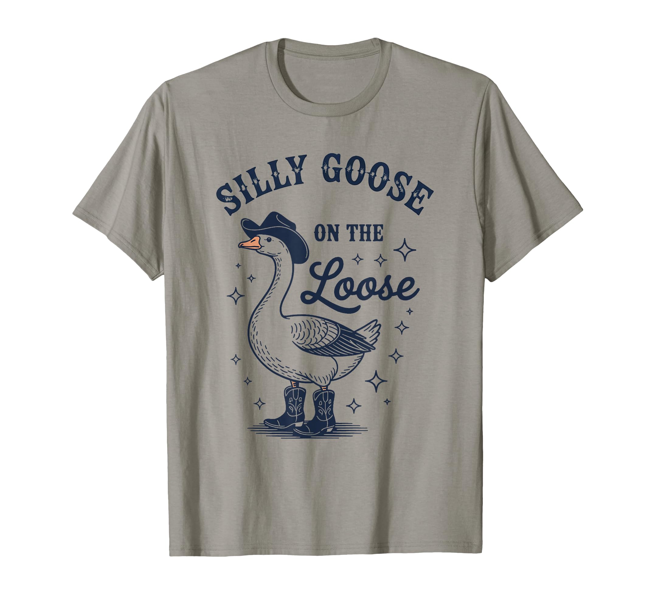 Goose Loose Funny Cowboy Cowgirl T-Shirt - Aesthetic Graphic for Adults - T-Shirt, Sweatshirt, Hoodie